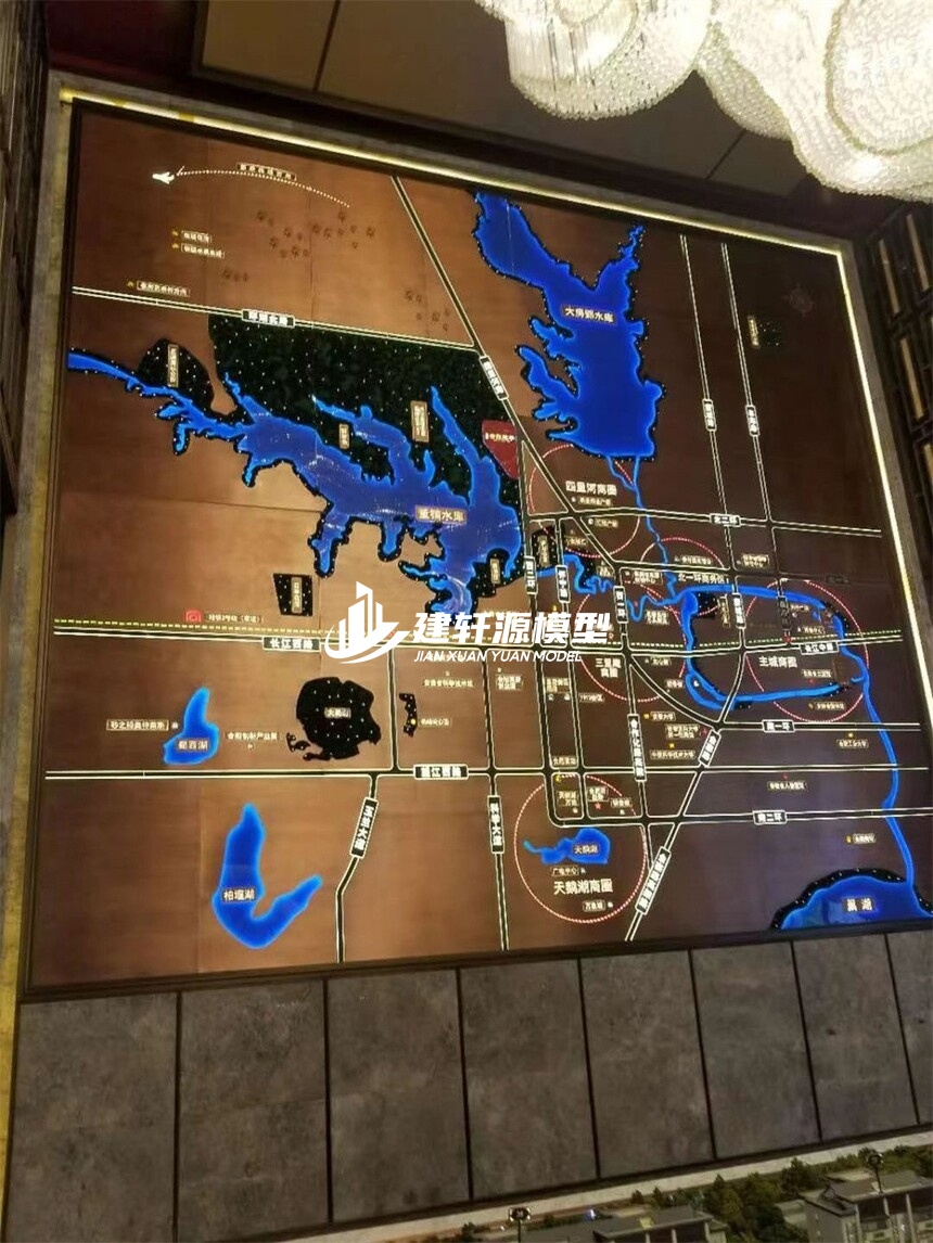 贵南区域壁挂模型制作